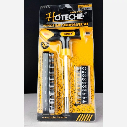 مجموعه 20 عددی بیت پیچ گوشتی و کله بکس - برند اصلی Hoteche هوتچ (250420)