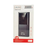 پاوربانک LEVINO مدل N-38 (20000 میلیآمپر، فلزی، فستشارژ، نمایشگر دیجیتال)