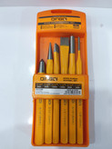 ست 6 تکه سنبه فولادی پانچ و اسکنه حرفهای DINGQI مدل CG01012