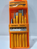 ست 6 تکه سنبه فولادی پانچ و اسکنه حرفهای DINGQI مدل CG01012