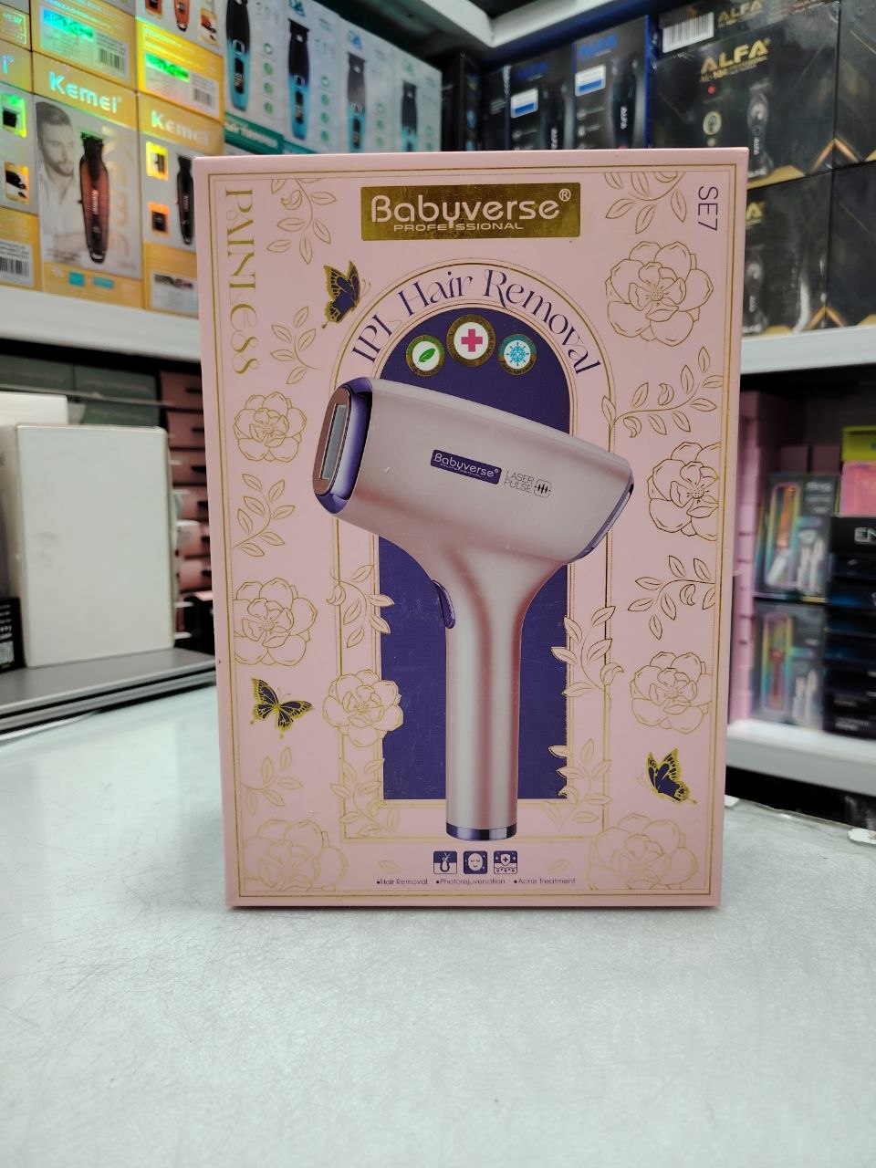 دستگاه لیزر خانگی 1 میلیون شات Babuyverse Professional SE7 (مدل Princess)