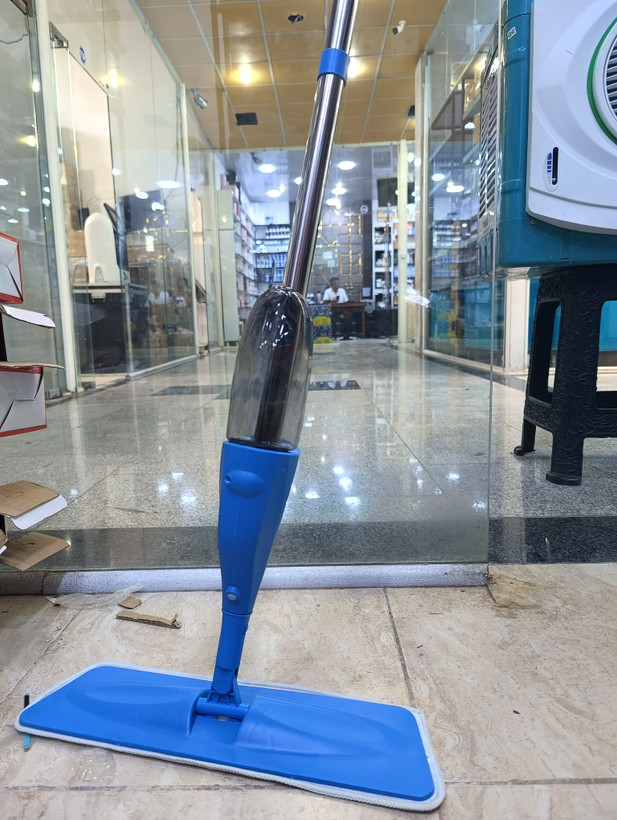 تی اسپری Healthy Spray Mop دسته بلند؛ نظافت آسان و ضدعفونیکننده (مناسب سرامیک و پارکت) Healthy Spray Mop Long Handle; Easy to Clean and Disinfect (Suitable for Ceramic and Parquet)