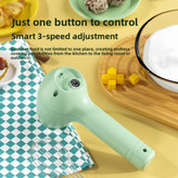 Multifunctional Cordless Rechargeable Blender and Chopper Mini Portable Mixer and Food Processor with USB Charging