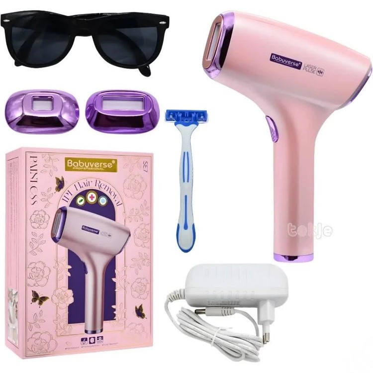 دستگاه پاکسازی خانگی مو 1 میلیون شات Babuyverse Professional SE7 (مدل Princess)