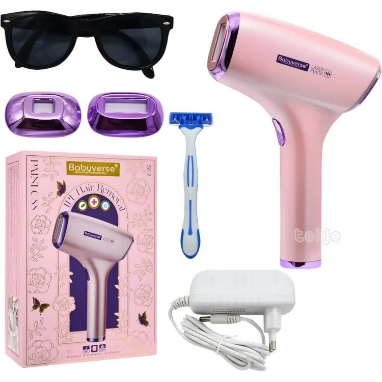 دستگاه پاکسازی خانگی مو 1 میلیون شات Babuyverse Professional SE7 (مدل Princess)