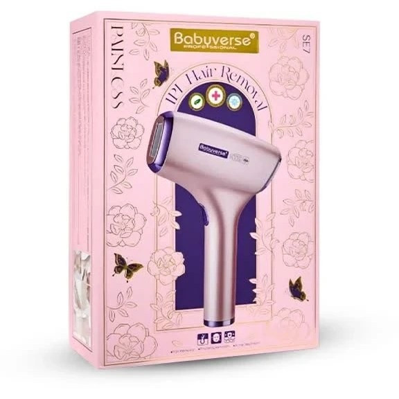 دستگاه پاکسازی خانگی مو 1 میلیون شات Babuyverse Professional SE7 (مدل Princess)