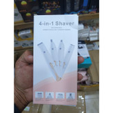 دستگاه اصلاح 4 کاره زنانه شارژی USB اصلاح ابرو، رفع موهای زائد بدن، صورت و بینی (مدل 4-in-1)