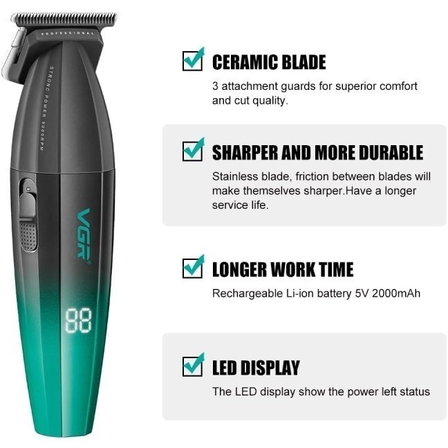 ماشین اصلاح سر و صورت وی جی آر VGR مدل V-906
