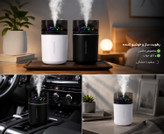 بخور سرد فنجانی رنگارنگ رطوبت ساز هوشمند، قابل حمل و چندکاره با نورپردازی RGB Colorful Cup Cold Scent Smart, Portable, and Multifunctional Humidifier with RGB Lighting