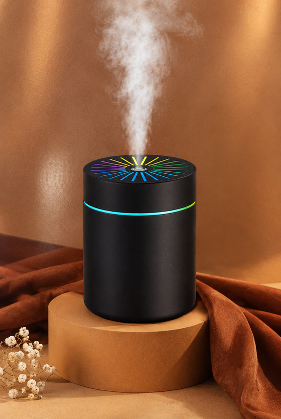 بخور سرد فنجانی رنگارنگ رطوبت ساز هوشمند، قابل حمل و چندکاره با نورپردازی RGB Colorful Cup Cold Scent Smart, Portable, and Multifunctional Humidifier with RGB Lighting